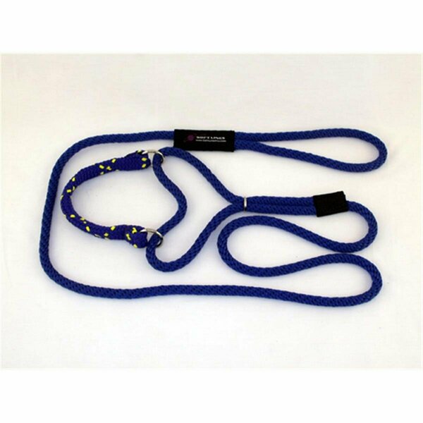 Soft Lines PMM06ROYAL-YELLOW Martingale Dog Leash 6 Ft. Medium, Royal and Yellow SO456480